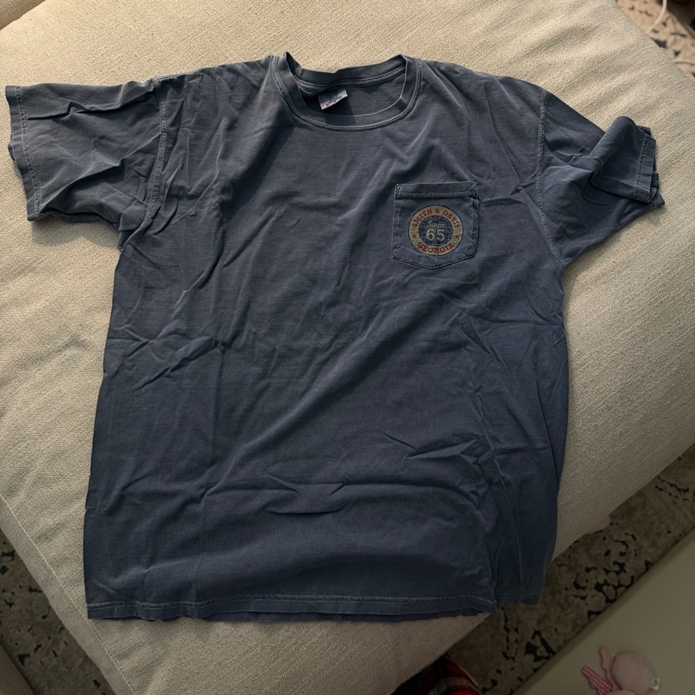 Comfort Colors Men's Slate Blue Tee